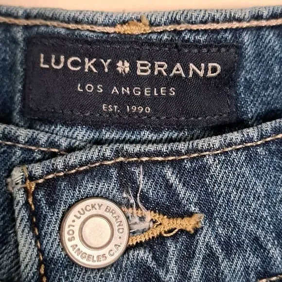 Lucky Brand High Rise Drew Mom Ankle Jeans 6/28